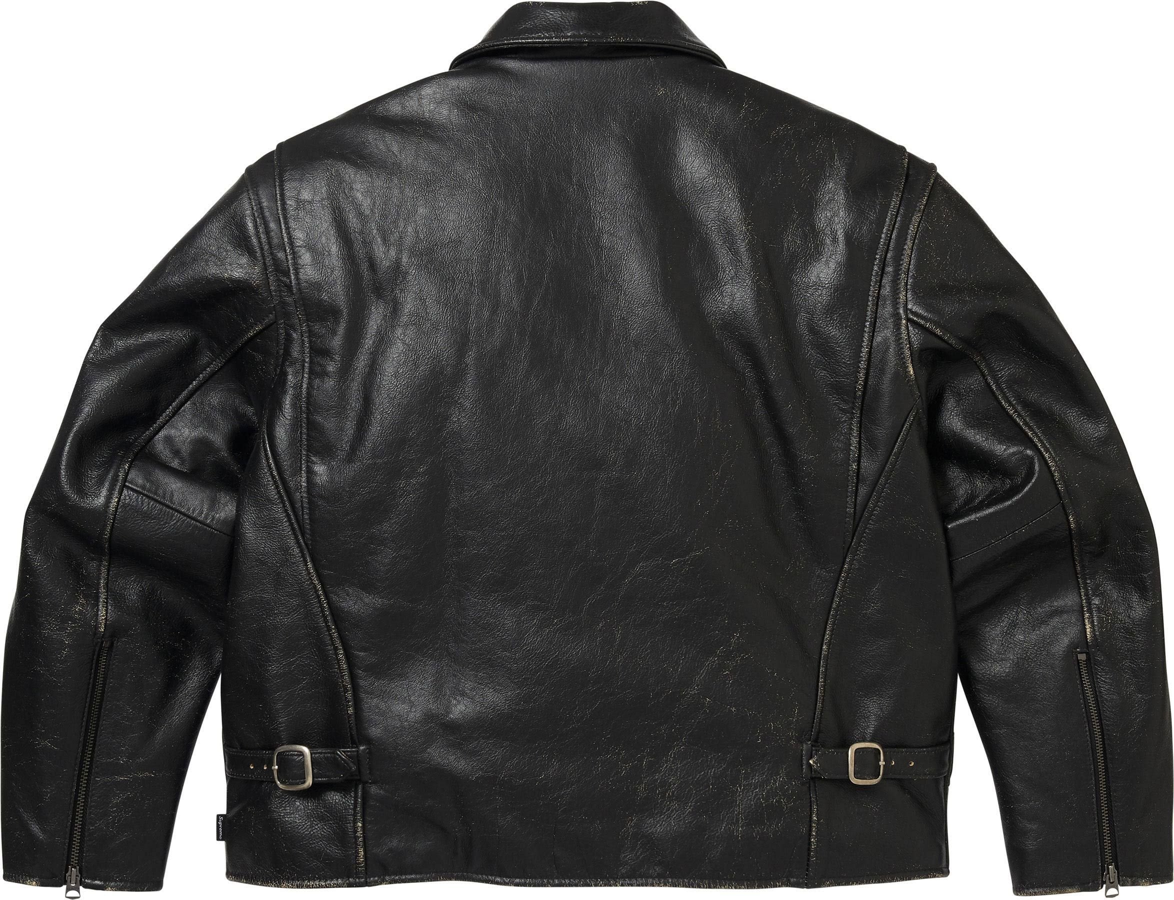 Supreme®/Schott® Distressed Leather Jacket view 3